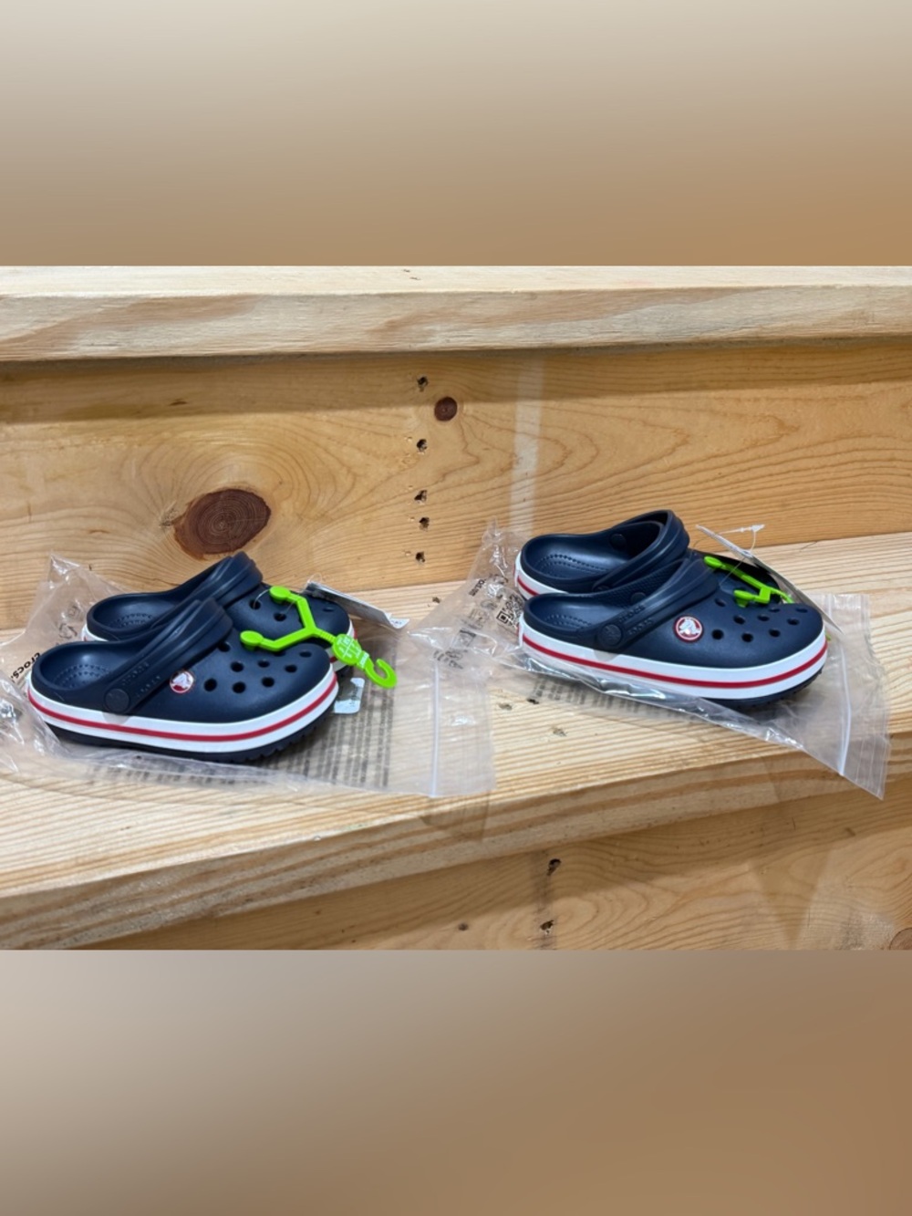 NWT Crocs Navy Blue Toddler Size 7 or 9 (pick 1 size)